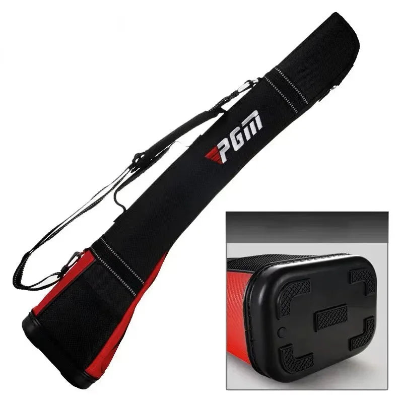 PGM  Waterproof Nylon Golf Gun Bag Protable Sunday Bag for 4~5pcs Golf Clubs Lightweight Golf Caddie Aviation Bag QIAB010
