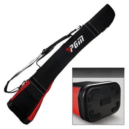 PGM  Waterproof Nylon Golf Gun Bag Protable Sunday Bag for 4~5pcs Golf Clubs Lightweight Golf Caddie Aviation Bag QIAB010