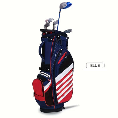 Golf Bag for Men and Women, Portable Golf Stand Bag with Dual Shoulder Straps - Multifunctional Golf Course Carry Bag