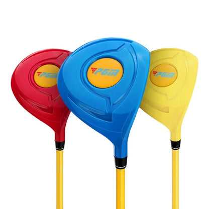 Golf Club Set Boy Girl Beginner's Golf Training Wood Iron Swing Putter Bag Gift JRTG011