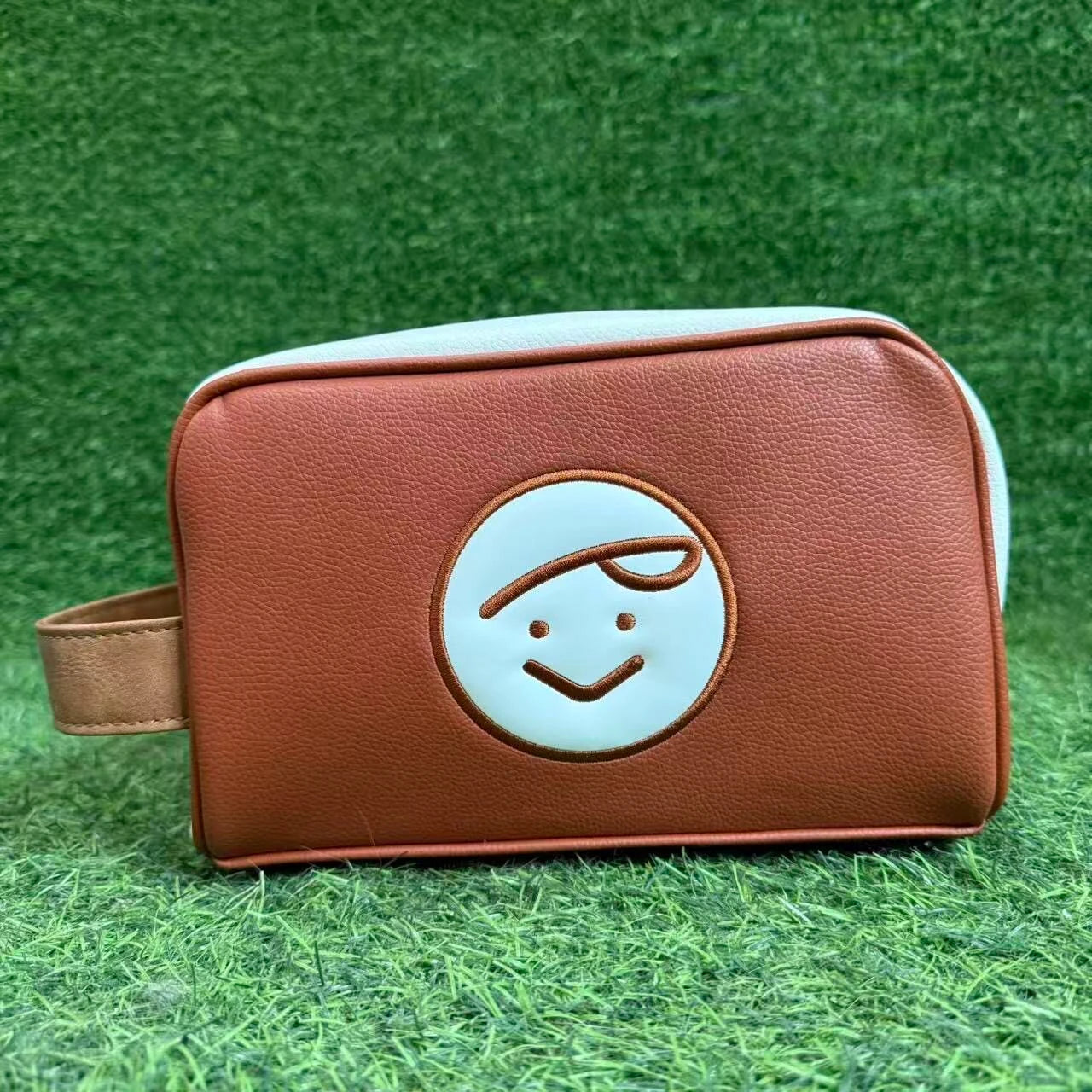 Korean Style Golf Handbag for Men Women, Large Capacity Carry Pouch, Golf Gear Storage Bag