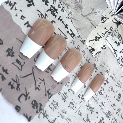 10 Pieces Dark Night Rose Nail Art | Three-Piece Set (Ink Black Mysterious Elegant Design)