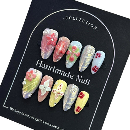 Personalized Nail Carving | Handmade Wearable Nails | High-End Wearable Nails