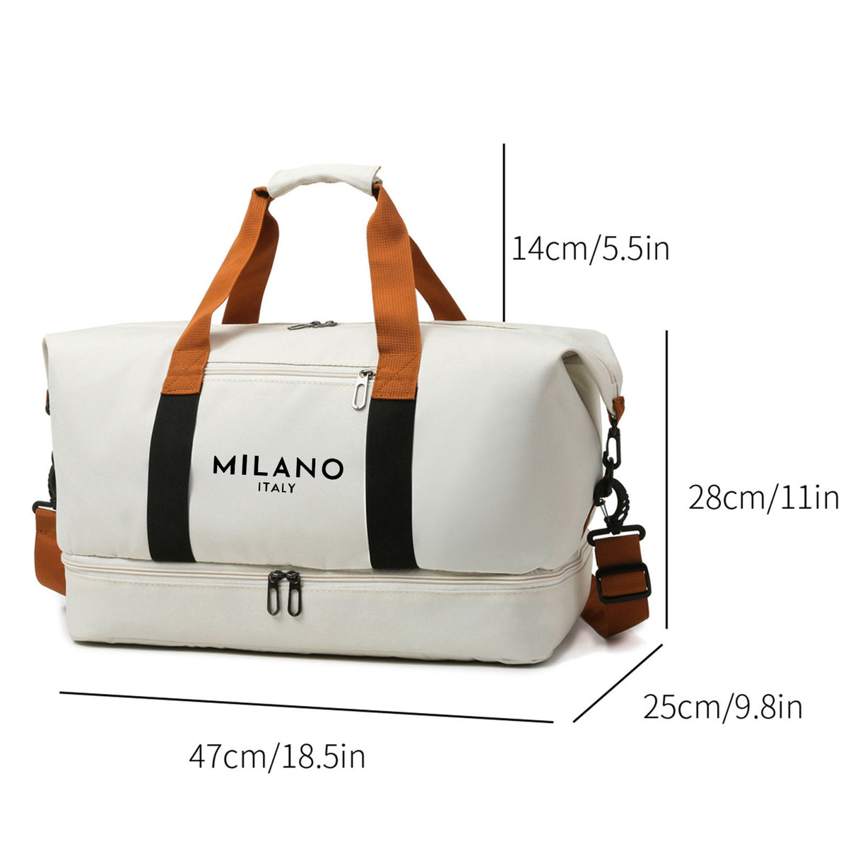 Stylish Color-Block Handbag/Shoulder Bag/Crossbody Bag – Large-Capacity, Versatile, and Lightweight Travel & Fitness/Sports Bag for Men and Women