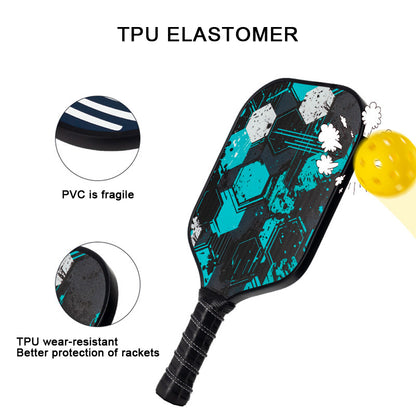 Professional High-Quality Glass Fiber Pickleball Paddle | Breathable Anti-Slip Handle (Sports Training Preferred)