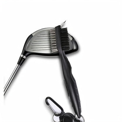 Complete Golf Cleaning Kit (with accessories): Club Cleaning Brush, Score Counter, Divot Tool, Microfiber Towel, and Wooden Tee Gift Set—Designed for Golf Enthusiasts.