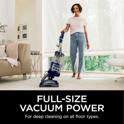 Shark Upright Vacuum | Navigator Lift - Away Deluxe | Large Dust Cup Capacity | HEPA Filter | Swivel Steering | Upholstery Tool & Crevice Tool | Blue | NV360