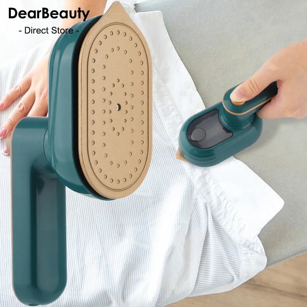 Mini Rotating Steam Iron Handheld Wet And Dry Double Hot Steam Generator Portable Garment Steamer Home Travelling Hanging Ironin