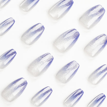 Luxury Marble Vein Wearable Nails | Elegant Minimalist High-End Nail Art
