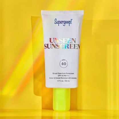 Transparent, non-sensory pre-makeup protective cream, sunscreen, refreshing and nourishing milk