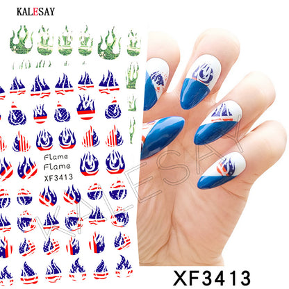 American Independence Day Nail Art Stickers & Decorations