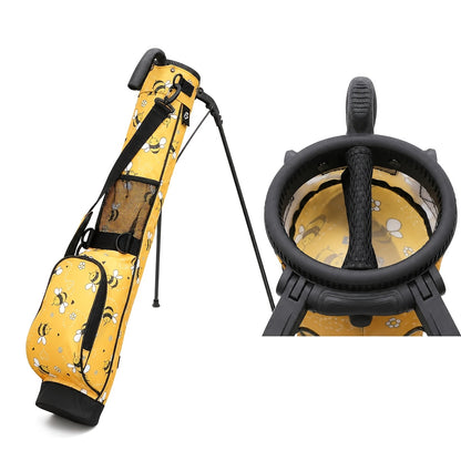 Lightweight | Unisex Golf Stand Bag Featuring a Retractable Stand to Secure Clubs | A Compact Design Suitable for Course Use.