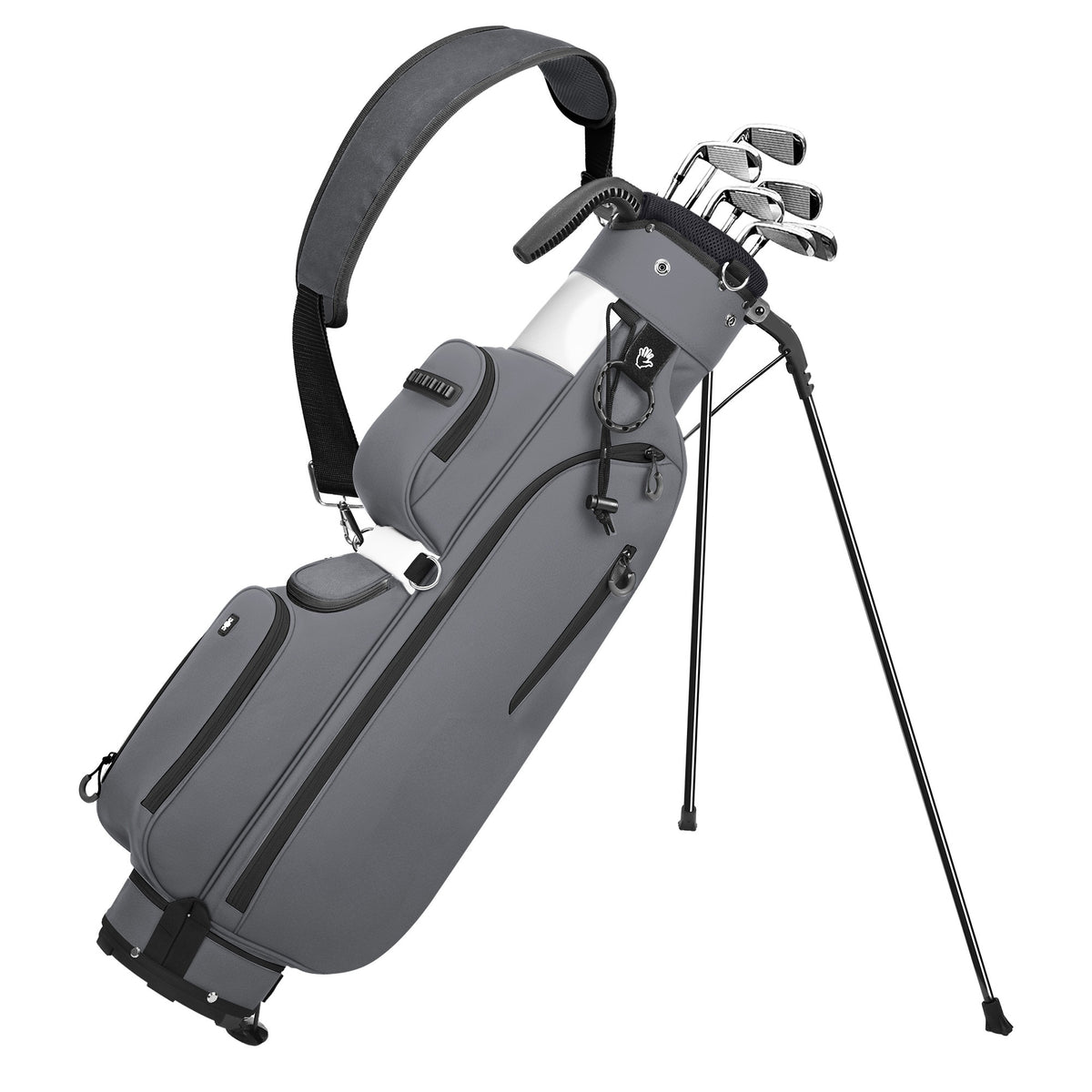 Lightweight Golf Stand-up Tote Bag with Three-way Dividers | Suitable for Driving Range and Golf Courses