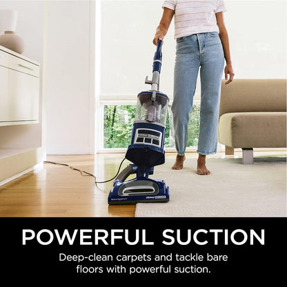 Shark Upright Vacuum | Navigator Lift - Away Deluxe | Large Dust Cup Capacity | HEPA Filter | Swivel Steering | Upholstery Tool & Crevice Tool | Blue | NV360