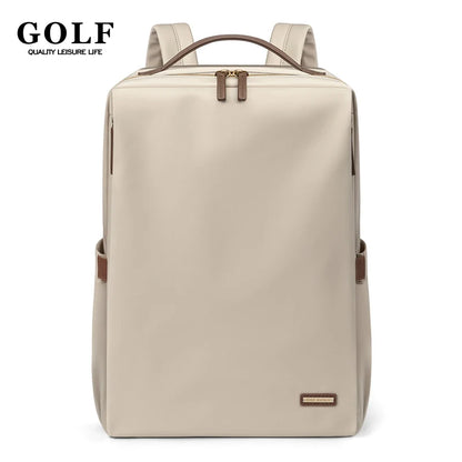 Sac à dos de golf pour femme, couleur unie, en nylon, pour ordinateur portable 15,6 pouces, pour adulte, grande capacité, étanche, mode 2024 