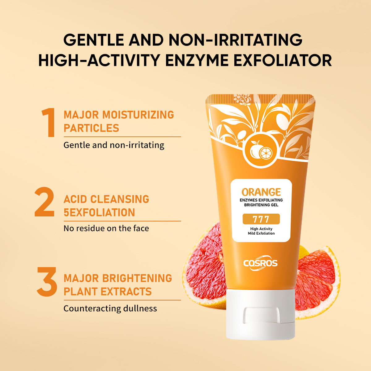 Cross-Border Hot Sale Products Orange Exfoliating Whitening GelExfoliating Gel in Stock