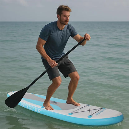 Inflatable Stand Up Paddle Board (SUP) | Versatile Yoga Paddle Board | Premium Accessories Included | For All Adult Skill Levels