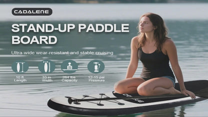 PREMIUM INFLATABLE STAND UP PADDLE BOARD | COMPLETE SUP ACCESSORIES | NON-SLIP EVA DECK | 10' STABLE PADDLE BOARD FOR ADULTS